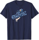 Marvel Fantastic Four Mr. Fantastic Stretchy Text Retro Logo T-Shirt - T-Shirt | Navy