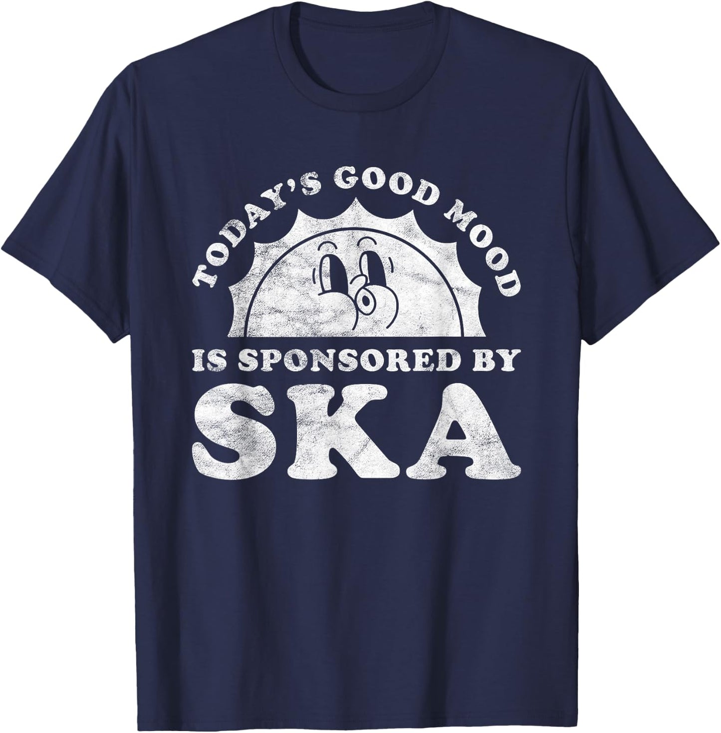 Funny Cute Retro Vintage Ska Music T-Shirt - T-Shirt | Navy