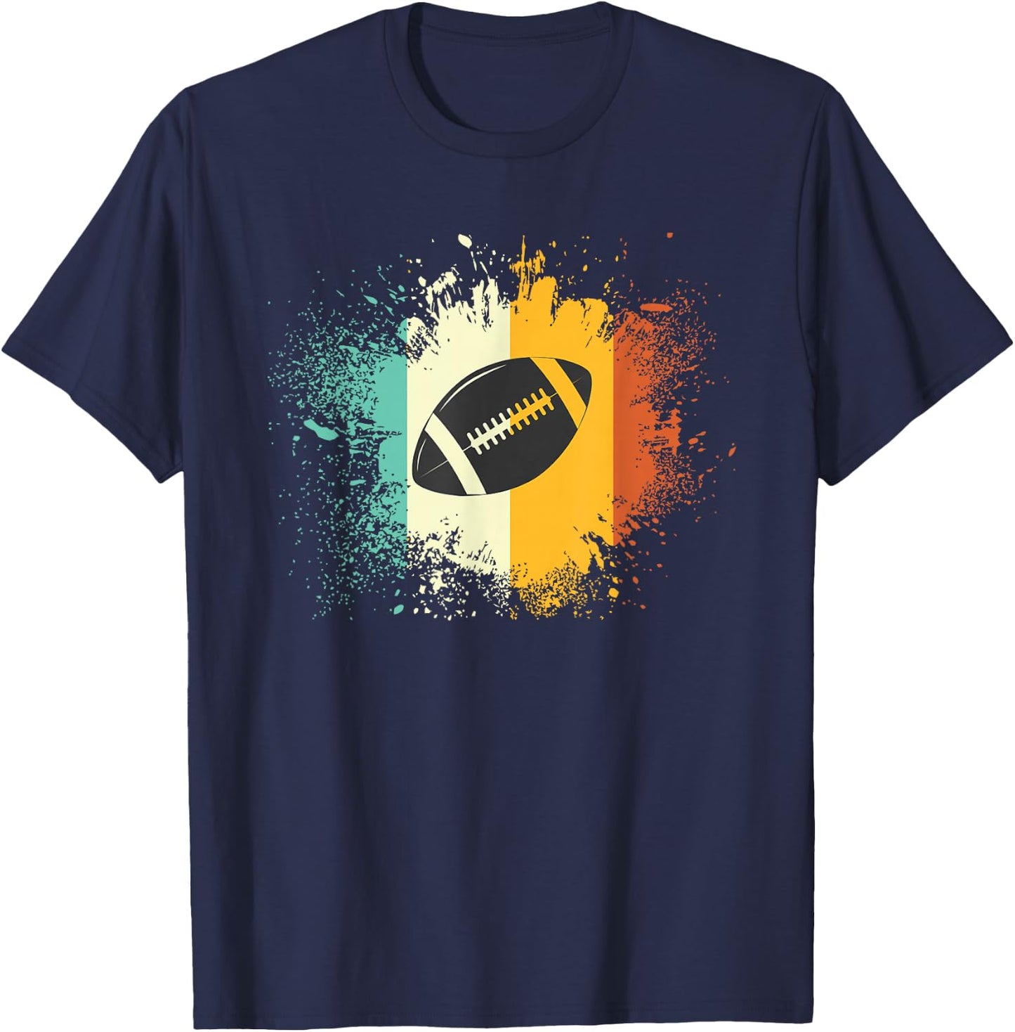 American Football - Vintage Football T-Shirt - T-Shirt | Navy