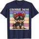 Chorkie Mom T-Shirt - T-Shirt | Navy