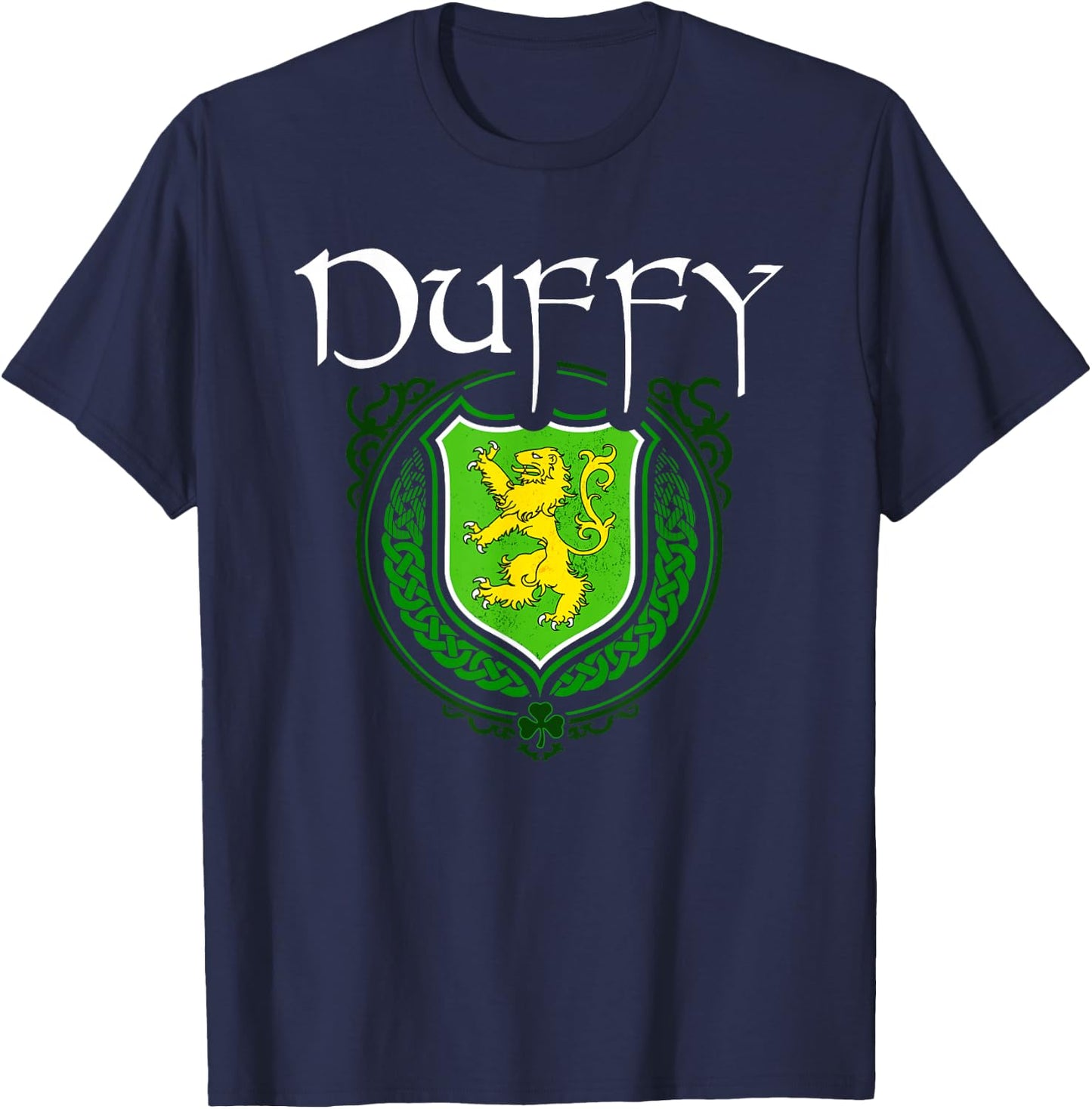 Duffy Surname Irish Clan Tartan Badge Ireland T-Shirt - T-Shirt | Navy