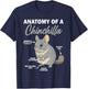 Anatomy Of A Chinchilla Shirt Chinchilla Mom Funny T-Shirt - T-Shirt | Navy