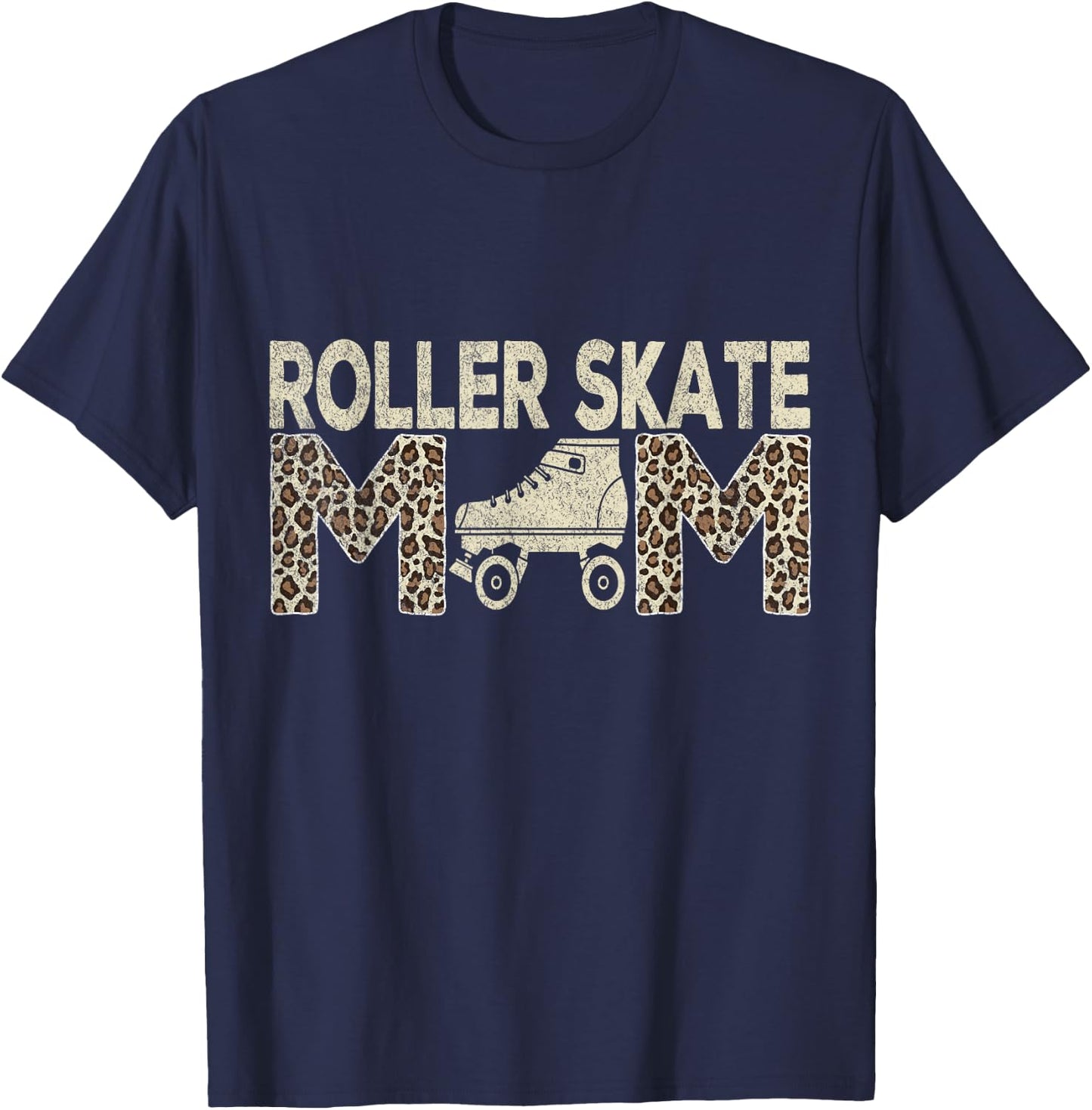 Funny Roller Skate Mom Roller Skater Mom Roller Skating T-Shirt - T-Shirt | Navy
