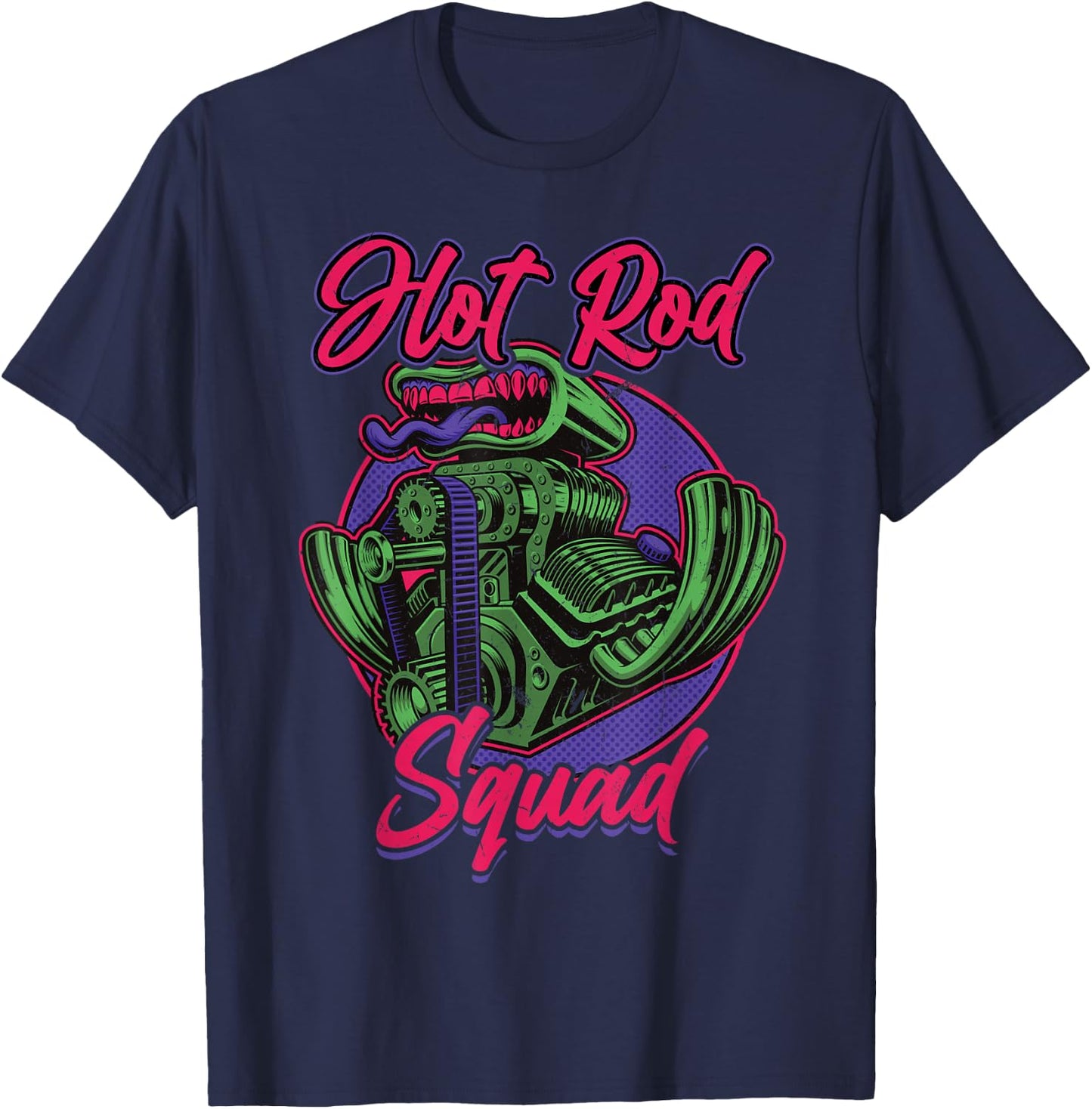 Hot Rod Squad T-Shirt - T-Shirt | Navy