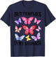 Butterflies In My Stomach Funny Butterfly Lovers Cute Insect T-Shirt - T-Shirt | Navy