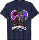 Miraculous Ladybug Cat Noir Tales of Shadybug and Claw Noir T-Shirt - T-Shirt | Navy