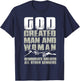 God Created Man & Woman Democrats Created All Other Genders T-Shirt - T-Shirt | Navy