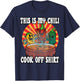 This Is My Chili Cook Off Shirt Hot And Spicy Chilli Pepper T-Shirt - T-Shirt | Navy