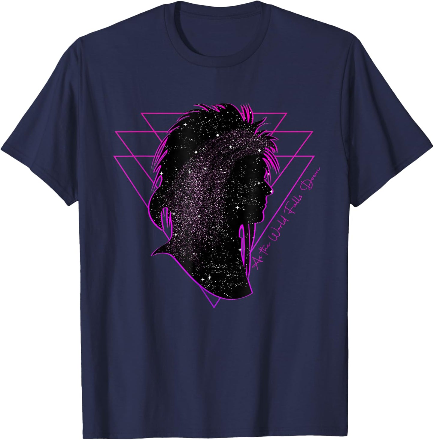 As the World Falls Down | Labyrinth Owl T-Shirt - T-Shirt | Navy