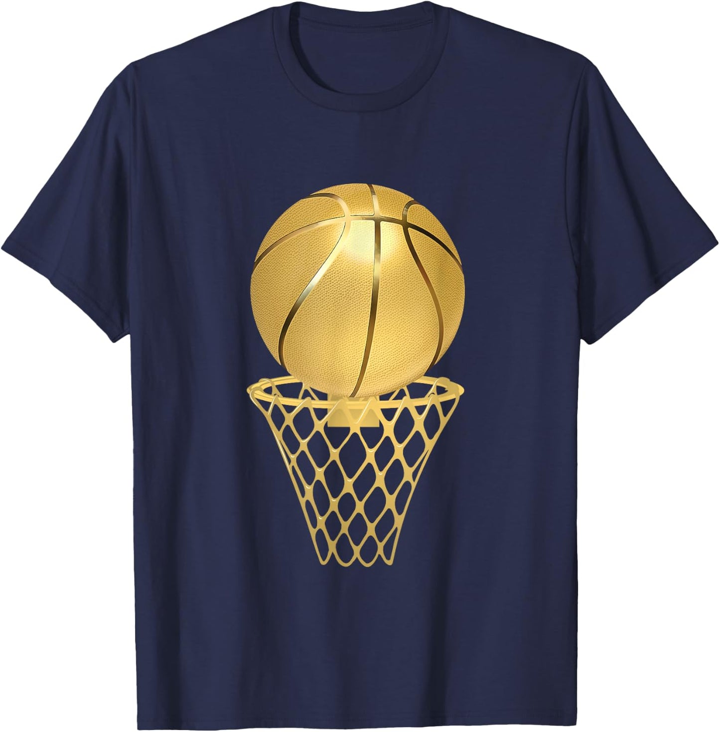 Basketball Player - Trophy Game Coach Sports Lover T-Shirt - T-Shirt | Navy