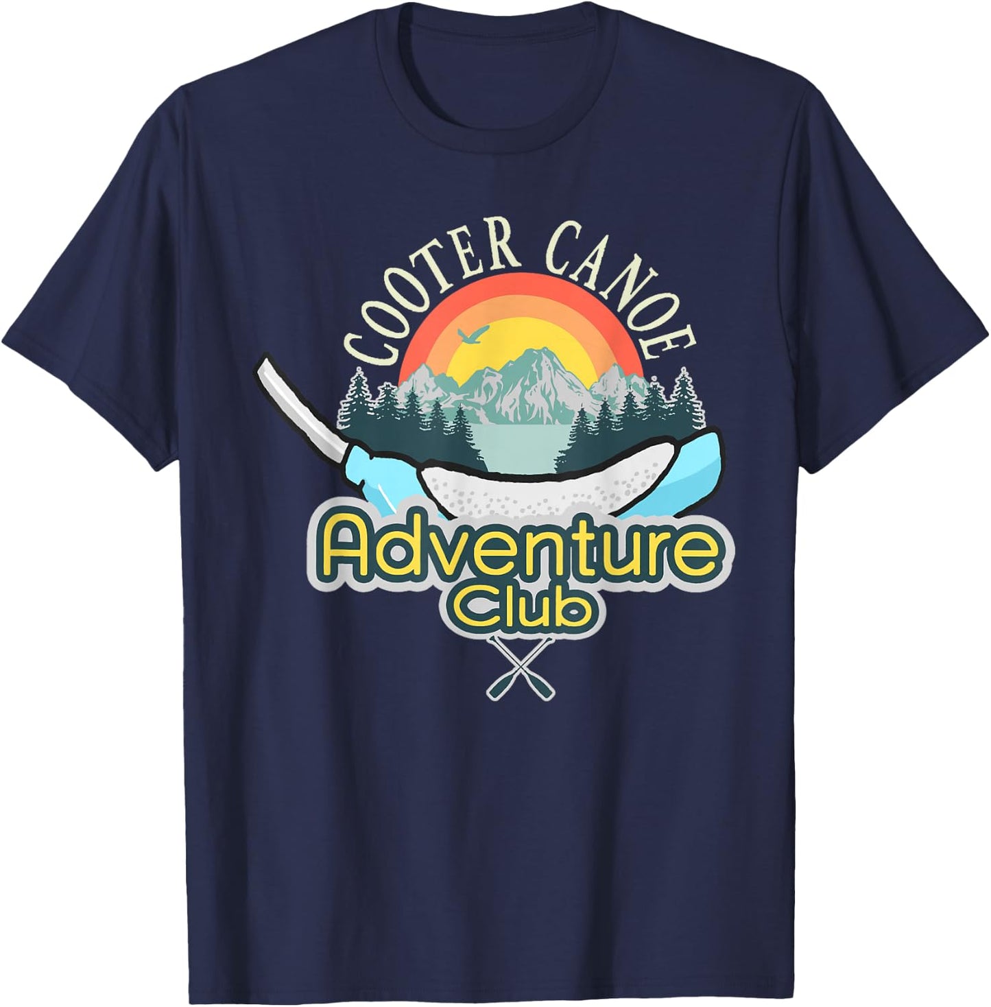 Cooter Canoe Purewick Funny Nursing ICU ED ER Med Surg Nurse T-Shirt - T-Shirt | Navy