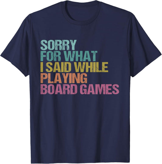 Funny Board Game Quote Board Gamer Player Gift Men Women Kid T-Shirt - T-Shirt | Navy