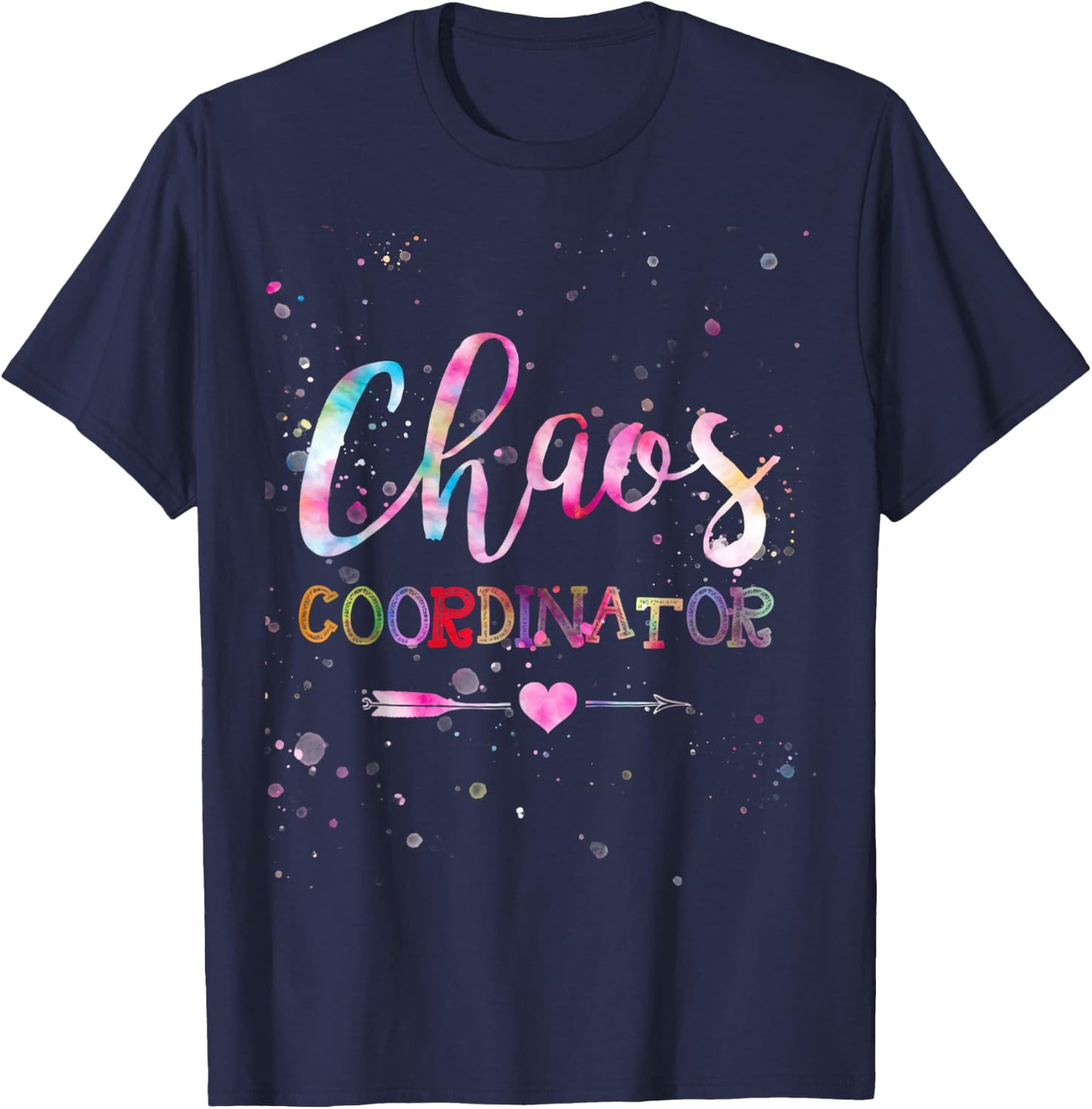 Chaos Coordinator Tie Dye T-Shirt - T-Shirt | Navy