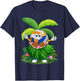 Cute Hawaiian Volleyball Ball Tropical Beach Summer Vacation T-Shirt - T-Shirt | Navy