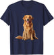 Golden Retriever T-Shirt - T-Shirt | Navy