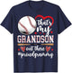 That's My Grandson Baseball Grammy Of A Baseball Player T-Shirt - T-Shirt | Navy