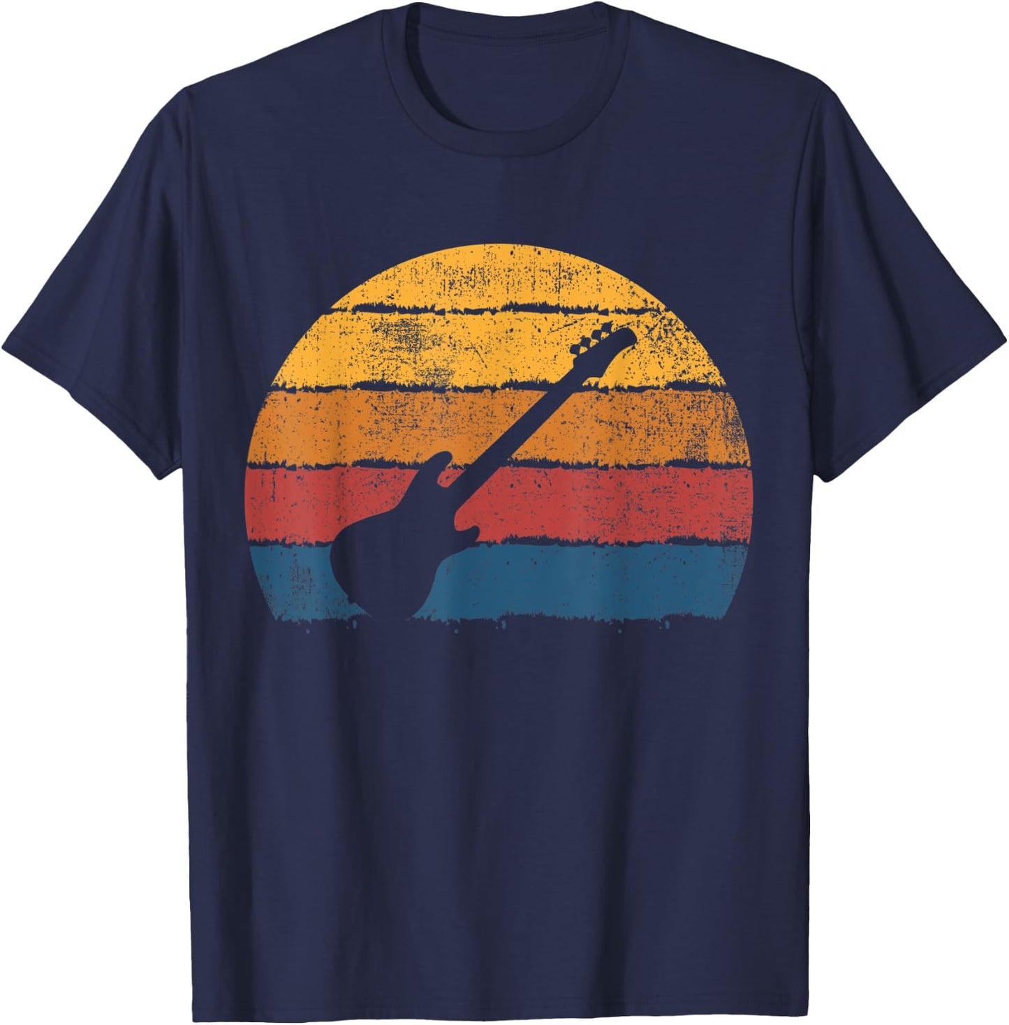 Guitar Guitarist T-Shirt - T-Shirt | Navy