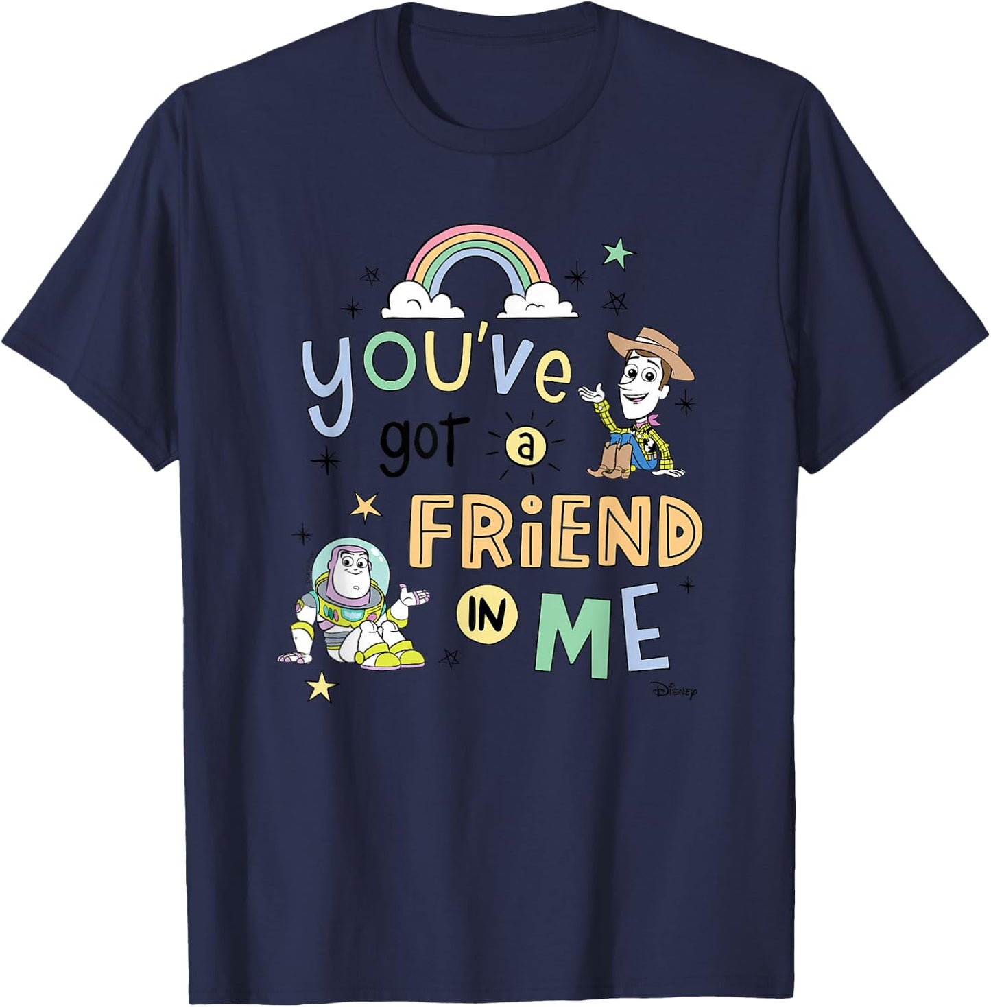 Toy Story - You've Got A Friend in Me T-Shirt - T-Shirt | Navy