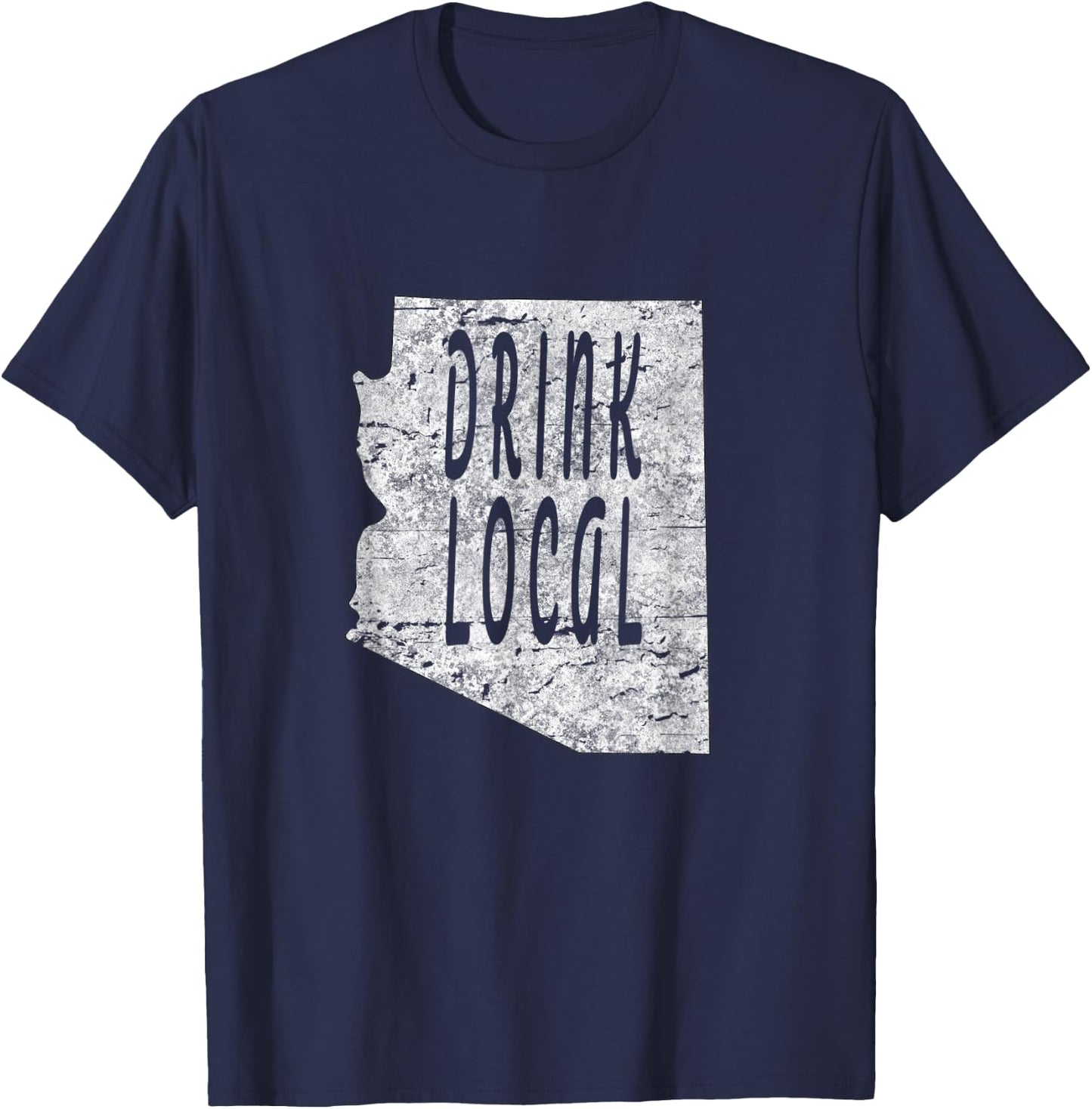 Vintage Drink local craft beer Arizona T-Shirt - T-Shirt | Navy