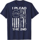 I Plead The 2nd Amendment We The People AR15 Pro Gun (BACK) T-Shirt - T-Shirt | Navy