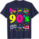 Retro Gifts Vintage 90s Costume Shirts - I Love The 90s - Women's Classic Fit Black Cartoon - Small T-Shirt - T-Shirt | Navy