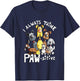 Colorful Dog Stack I Dog Team T-Shirt - T-Shirt | Navy