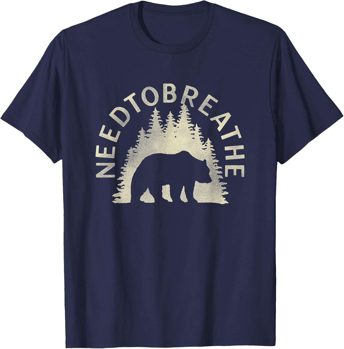 NEEDTOBREATHE Bear in the Woods T-Shirt - T-Shirt | Navy