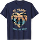 20 Years Adventure Pack the Bags 20th Anniversary Matching T-Shirt - T-Shirt | Navy