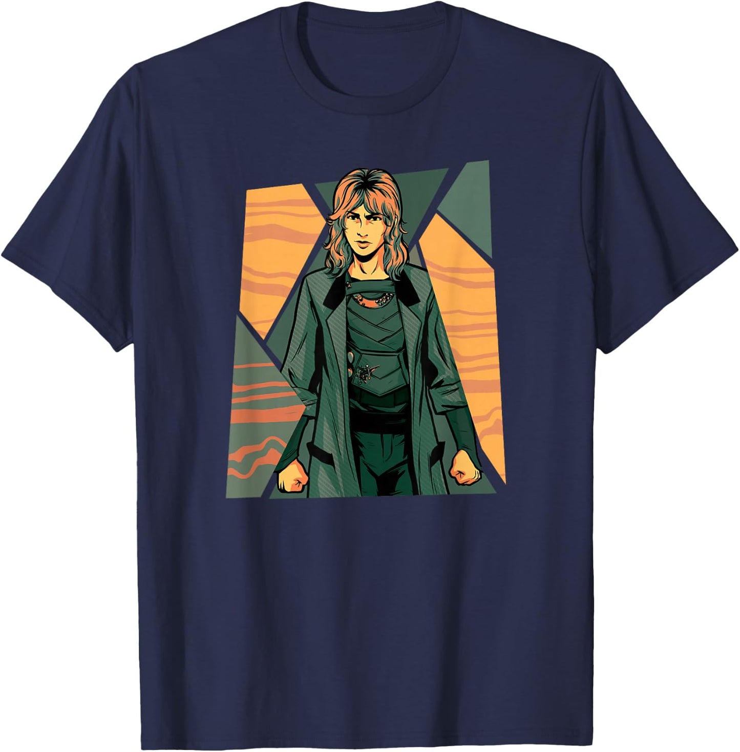 Marvel Studios Loki Season 2 Sylvie Shattered Disney+ MCU T-Shirt - T-Shirt | Navy