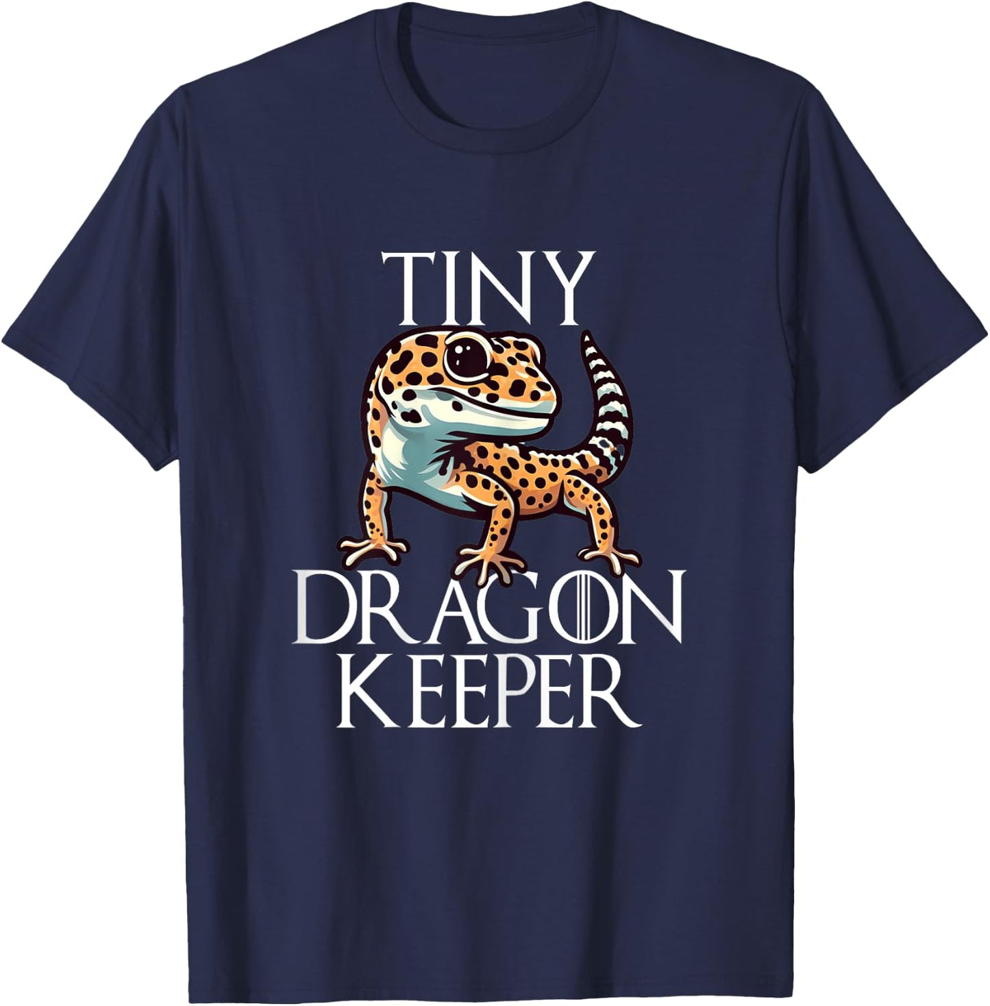 Leopard Gecko Mom Shirts Kids Girls Tiny Dragon T-Shirt - T-Shirt | Navy