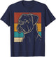 Dog Lover Dog Owner Retro Pet Animal Outfit Vintage Boxer Women Kids T-Shirt - T-Shirt | Navy