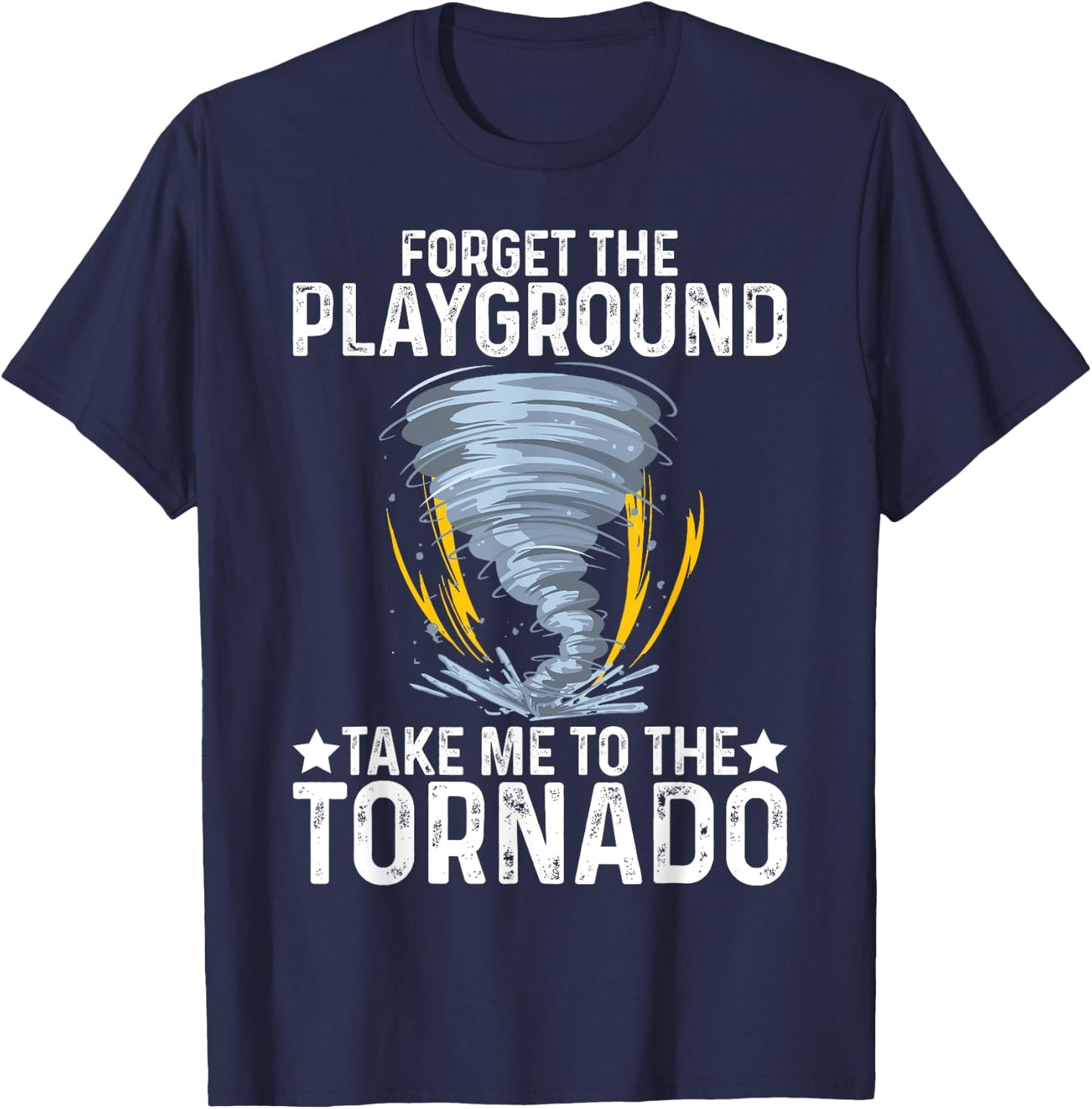 kids storm chaser tornado boys Storm chasing T-Shirt - T-Shirt | Navy