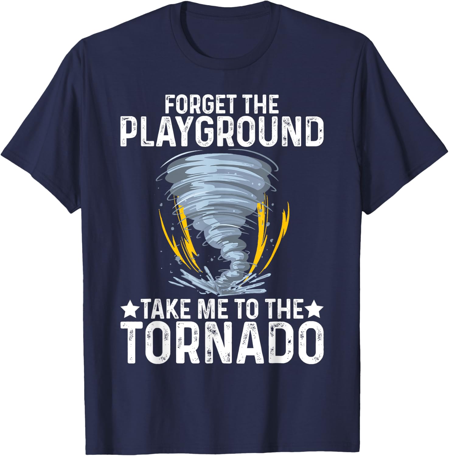 kids storm chaser tornado boys Storm chasing T-Shirt - T-Shirt | Navy