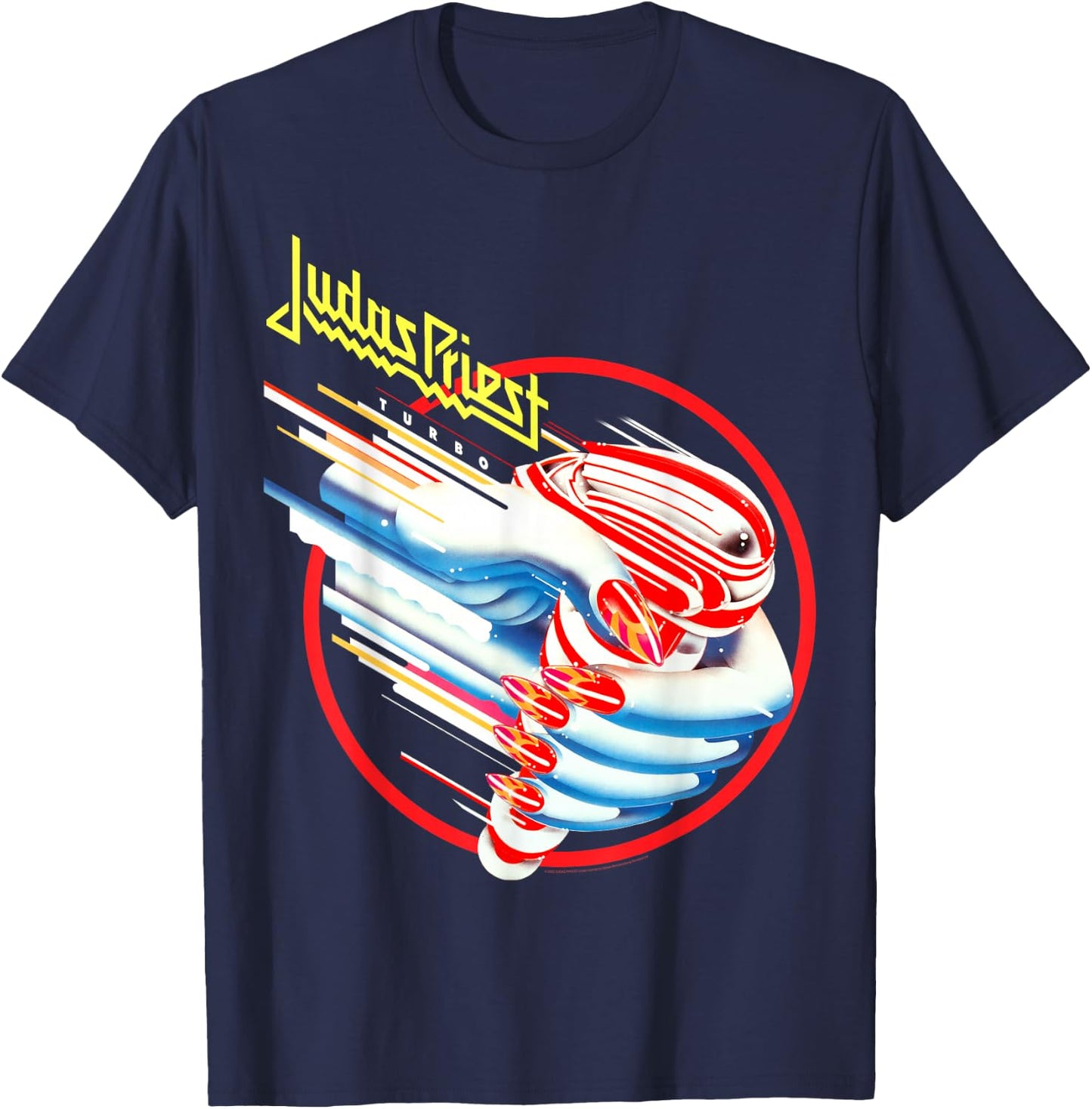 Judas Priest – Turbo Album T-Shirt - T-Shirt | Navy
