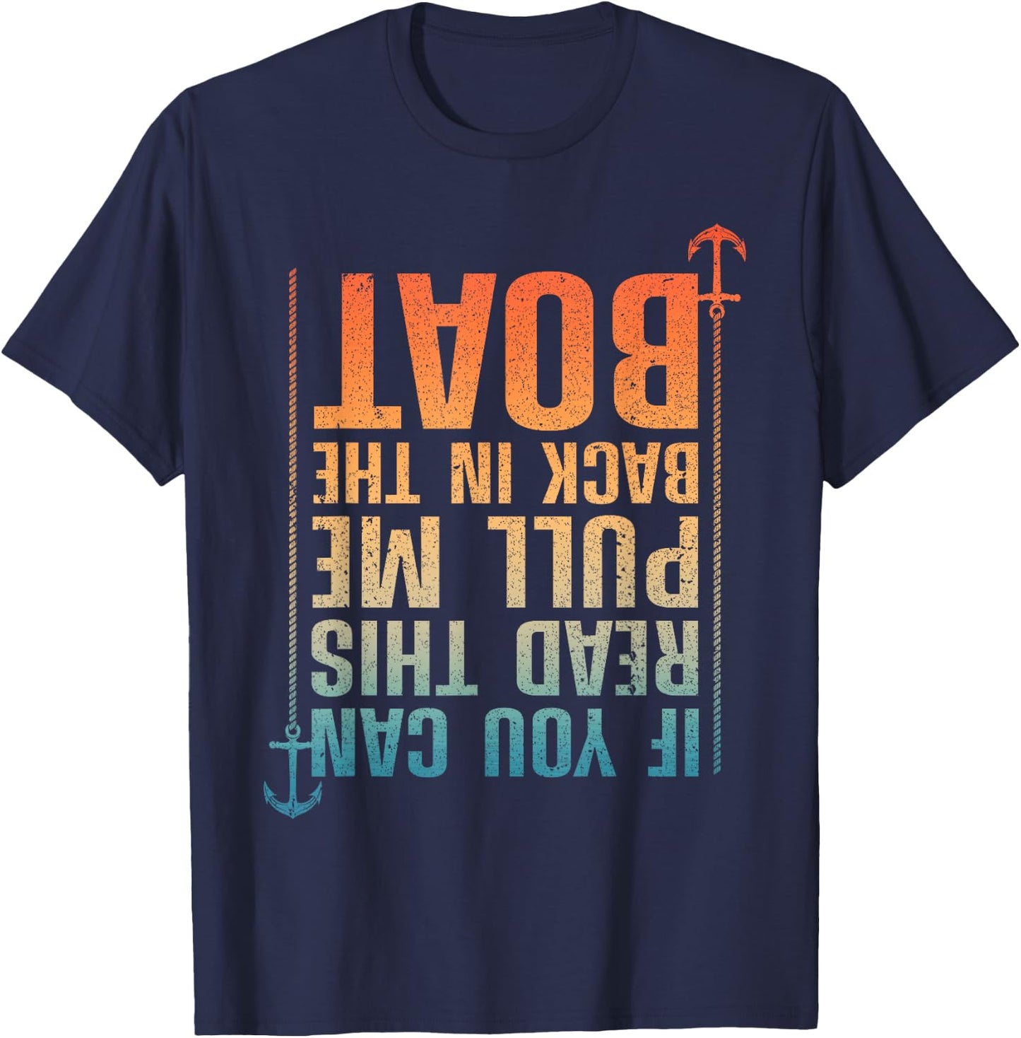 Funny Boating Design Women Boating Boater Boat Owner T-Shirt - T-Shirt | Navy