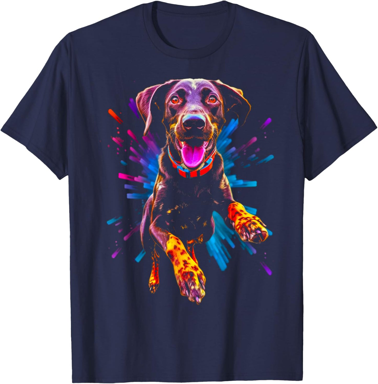Dog Funny German Shorthaired Pointer T-Shirt - T-Shirt | Navy