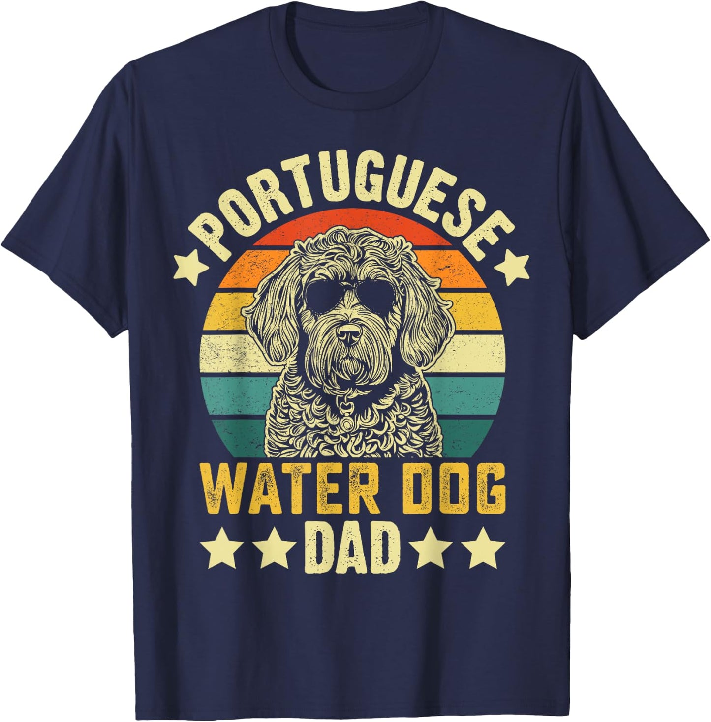Portuguese Water Dog - Dad Father's Day Pet Dog Breed Pet Men T-Shirt - T-Shirt | Navy