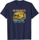 Nickelback Get Rollin' Cover (Blue) T-Shirt - T-Shirt | Navy