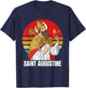 Saint Augustine Of Hippo Catholic T-Shirt - T-Shirt | Navy