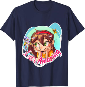 I'm an Amazing Girl. Empowering, Inspiring, Self-Confidence T-Shirt - T-Shirt | Navy