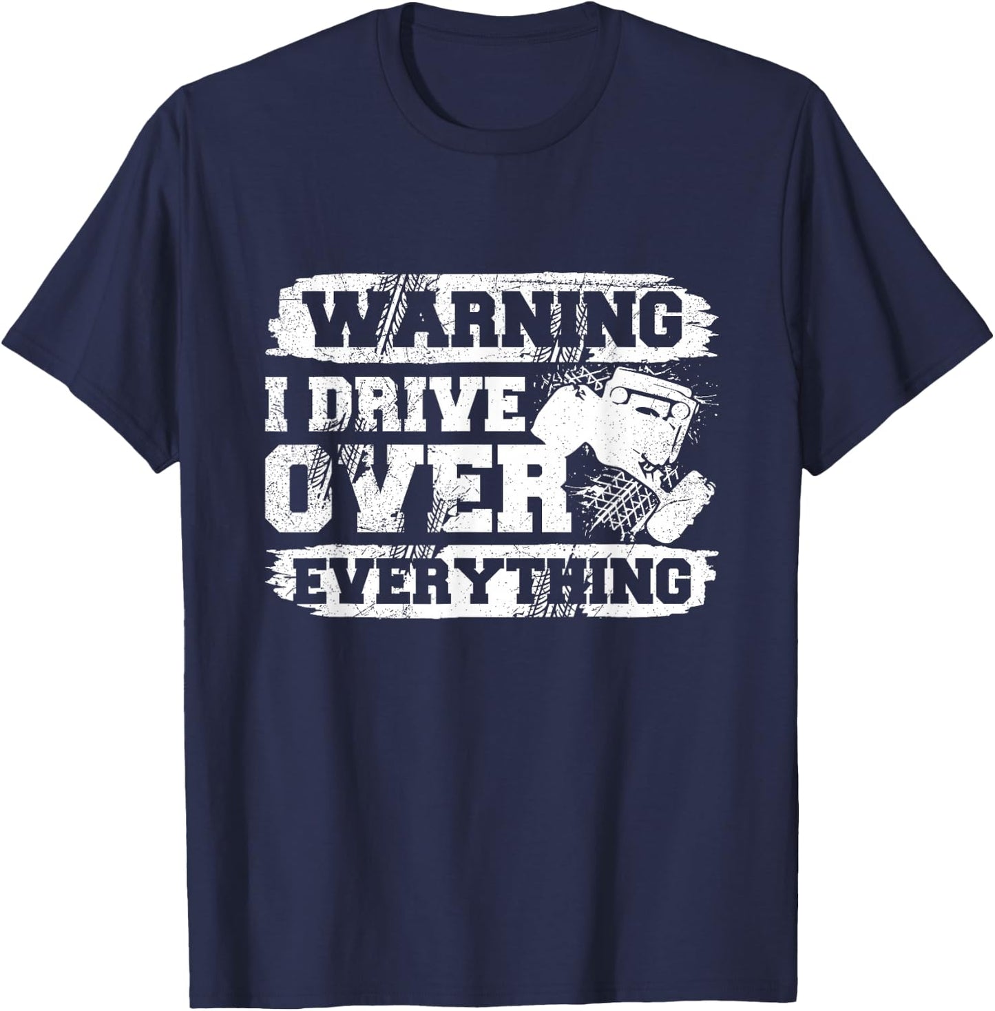 Rock Crawling 4 Wheeler Design for a Rock Crawler Expert T-Shirt - T-Shirt | Navy
