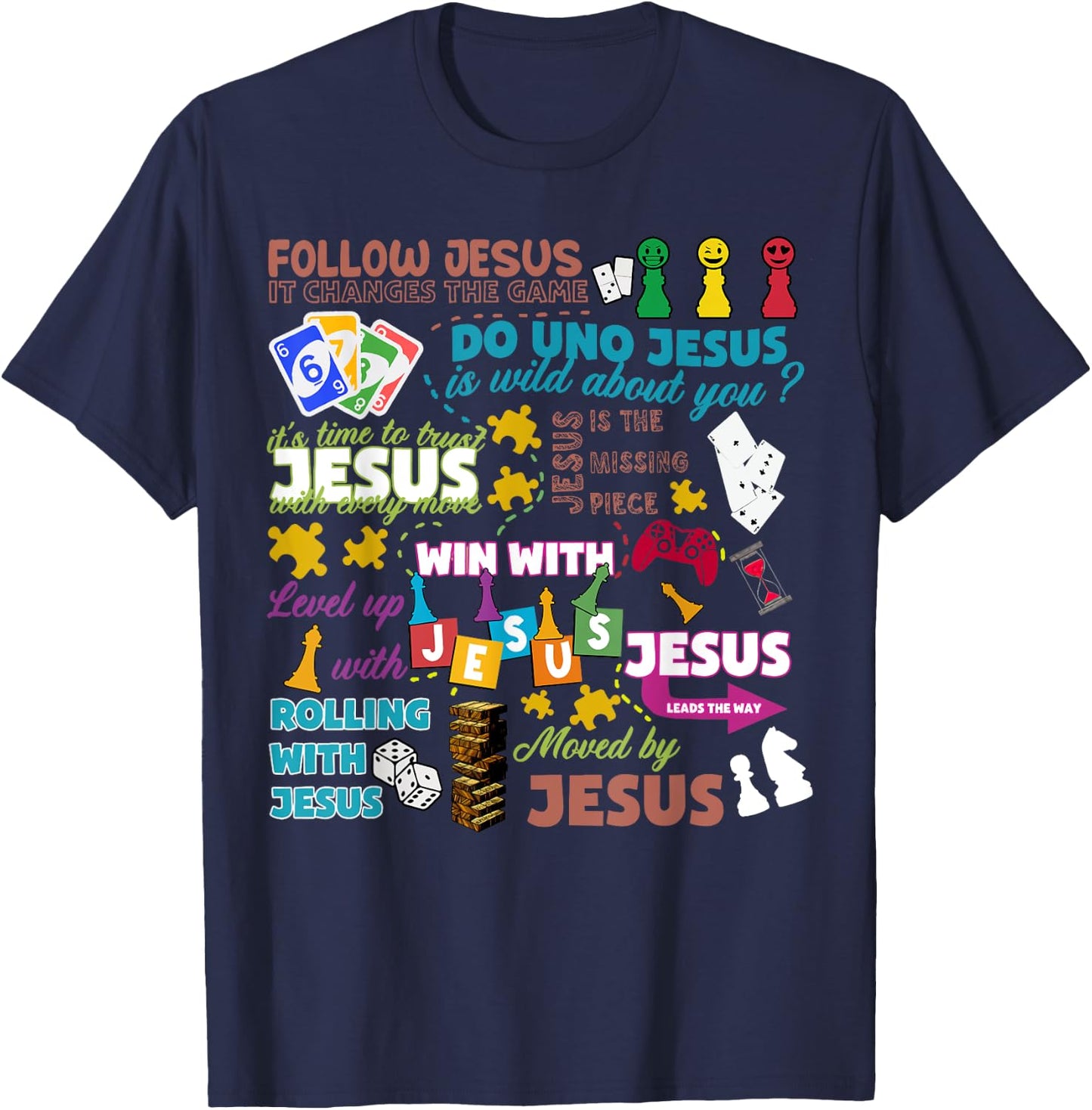 Twists And Turns VBS 2023 Vacation Bible School Christian T-Shirt - T-Shirt | Navy