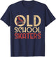 Old School Skaters - Roller Skating Roller Derby Skates T-Shirt - T-Shirt | Navy