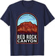 Red Rock Canyon Nevada T-Shirt - T-Shirt | Navy