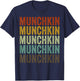 Munchkin Cat Retro T-Shirt - T-Shirt | Navy