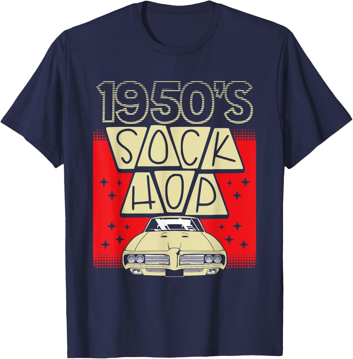 1950's Sock Hop 50S Sock Hop T-Shirt - T-Shirt | Navy