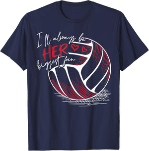 Volleyball Lover Ball Sport for Volleyball Parent T-Shirt - T-Shirt | Navy