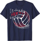 Volleyball Lover Ball Sport for Volleyball Parent T-Shirt - T-Shirt | Navy