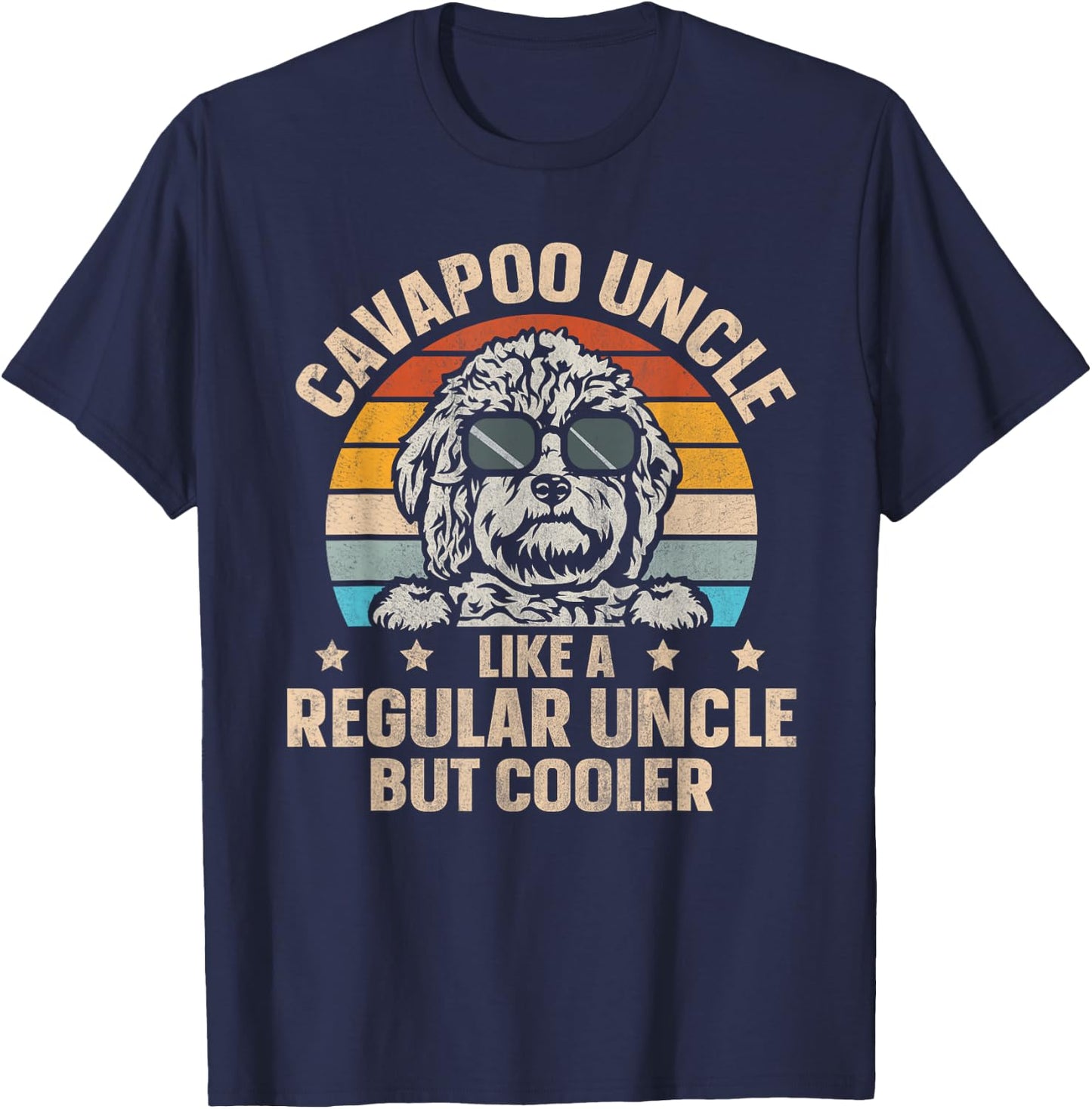 Dog Owner Cavapoo Quote for a Cavapoo Uncle Men T-Shirt - T-Shirt | Navy