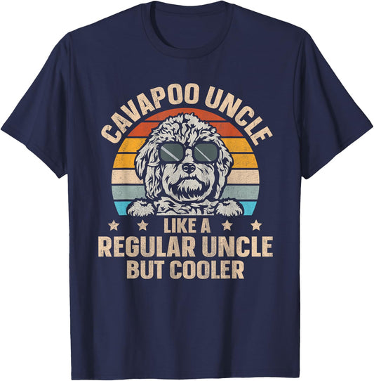 Dog Owner Cavapoo Quote for a Cavapoo Uncle Men T-Shirt - T-Shirt | Navy